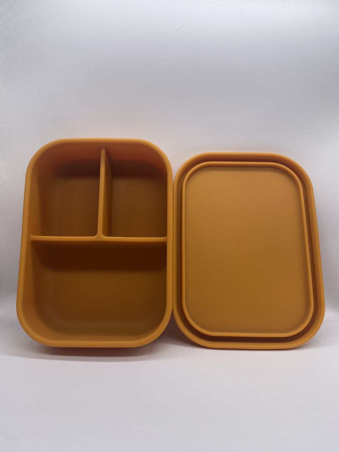 Mustard 3 Compartment Bento